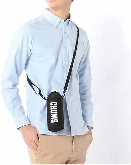CHUMS กระเป๋าใส่ขวดน้ํา ขนาด 500 มล. สายสะพายถอดได้ แบรนด์แท้ รูปที่ 2