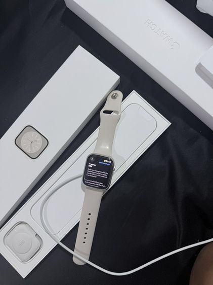 ขาย Apple Watch Series 8 GPS + Cellular🛎️ สภาพสวย ใช้งานปกติ 100%🔋 แบตเตอรี่สุขภาพ 99%📦 อุปกรณ์ ตัวเครื่อง + สาย(มีรอยขาดเล็ก       ตามการใช้งานครับ +กล่อง