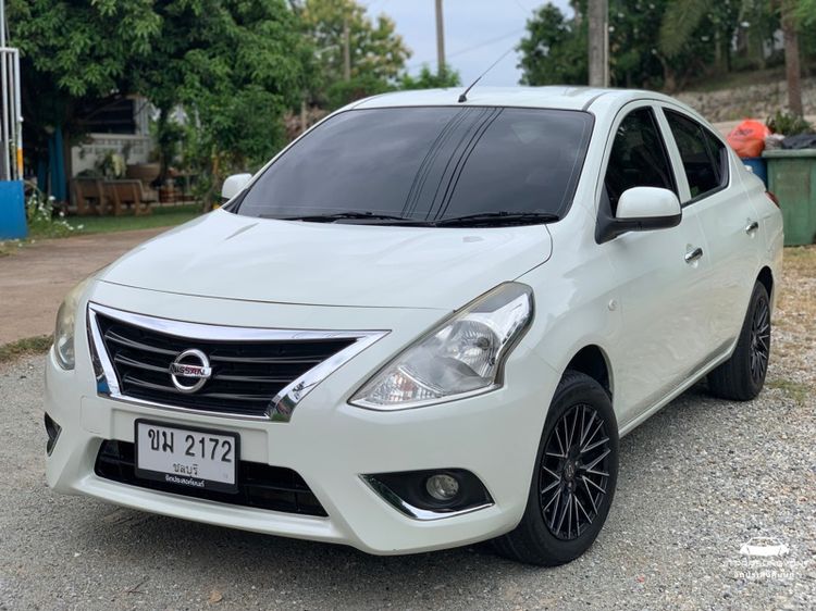 Nissan Almera 2014 1.2 E Sedan เบนซิน เกียร์อัตโนมัติ ขาว รูปที่ 4