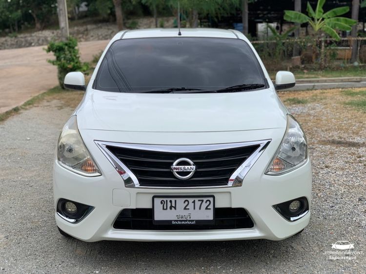 Nissan Almera 2014 1.2 E Sedan เบนซิน เกียร์อัตโนมัติ ขาว รูปที่ 3