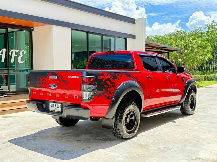 Ford Ranger 2018 2.2 Hi-Rider Wildtrak Pickup ดีเซล ไม่ติดแก๊ส เกียร์อัตโนมัติ แดง รูปที่ 4
