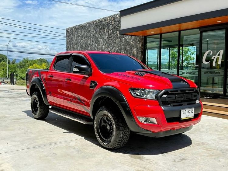 Ford Ranger 2018 2.2 Hi-Rider Wildtrak Pickup ดีเซล ไม่ติดแก๊ส เกียร์อัตโนมัติ แดง