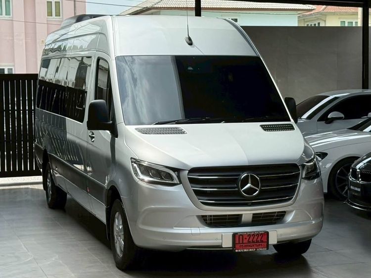 Mercedes-Benz Sprinter 2024 2.0 419 Business Long Van ดีเซล ไม่ติดแก๊ส เกียร์อัตโนมัติ เทา รูปที่ 2