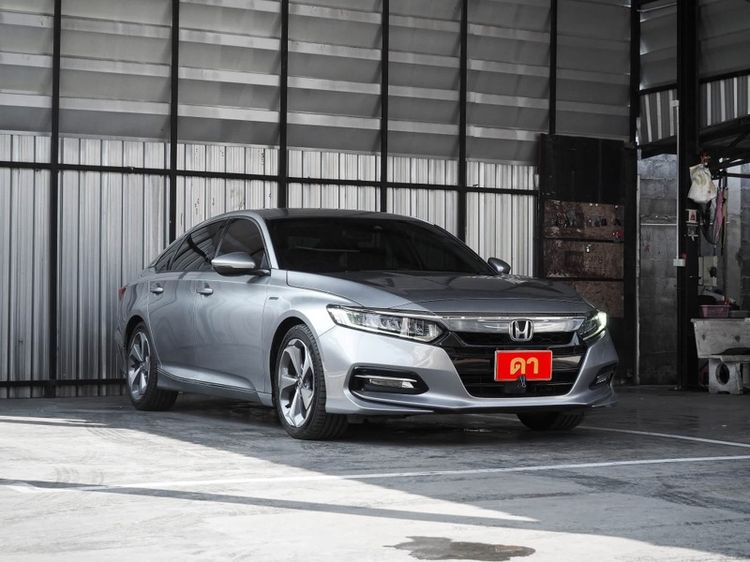 Honda Accord 2021 2.0 Hybrid Tech i-VTEC Sedan เบนซิน ไม่ติดแก๊ส เกียร์อัตโนมัติ เทา รูปที่ 2