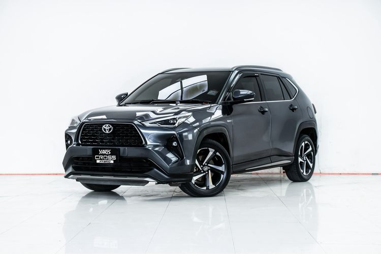 Toyota Yaris Cross 2025 1.5 HEV Premium Utility-car ไฮบริด ไม่ติดแก๊ส เกียร์อัตโนมัติ เทา