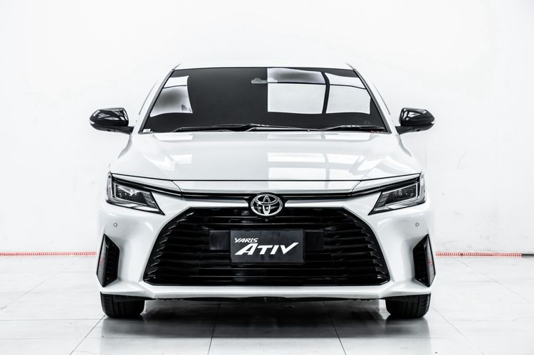 Toyota Yaris ATIV 2022 1.2 Premium Luxury Sedan เบนซิน ไม่ติดแก๊ส เกียร์อัตโนมัติ ขาว รูปที่ 4