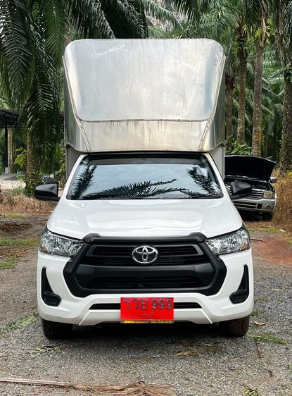 Toyota Hilux Revo 2022 2.8 ENTRY STANDARD CAB Pickup ดีเซล ไม่ติดแก๊ส เกียร์ธรรมดา ขาว รูปที่ 2