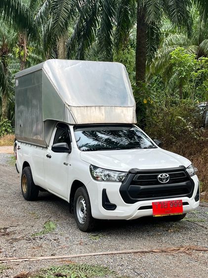 Toyota Hilux Revo 2022 2.8 ENTRY STANDARD CAB Pickup ดีเซล ไม่ติดแก๊ส เกียร์ธรรมดา ขาว รูปที่ 3