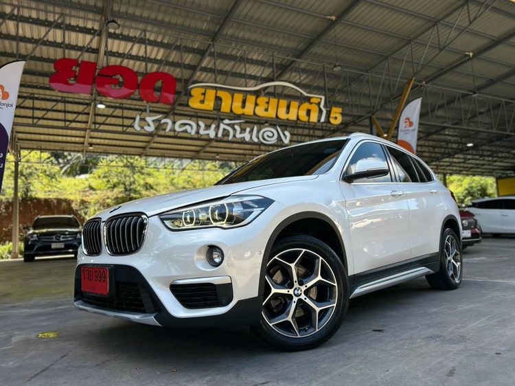 BMW X1 2020 2.0 sDrive18d xLine Utility-car ดีเซล ไม่ติดแก๊ส เกียร์อัตโนมัติ ขาว รูปที่ 2
