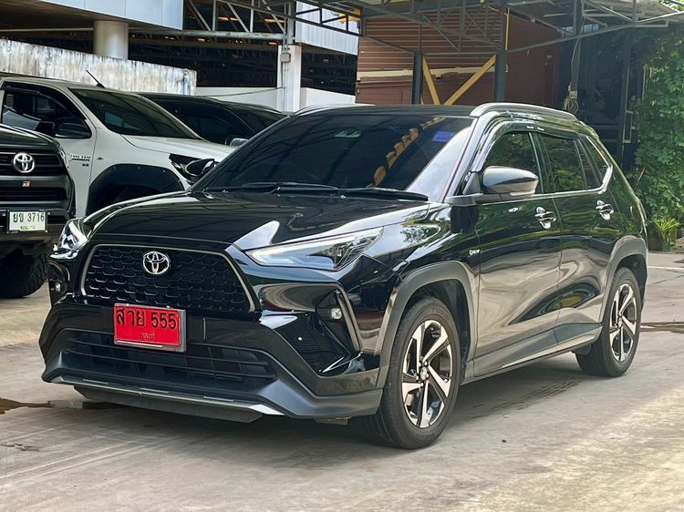 รถ Toyota Yaris Cross 1.5 HEV Premium สี ดำ