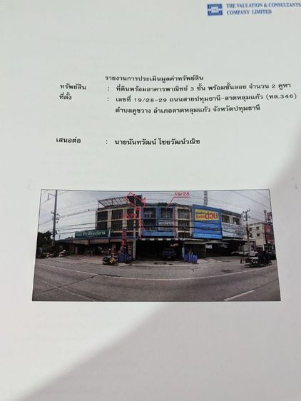 อาคารพาณิชย์ ต่ำกว่าราคาตลาด 2-3ล้านบาท รูปที่ 3