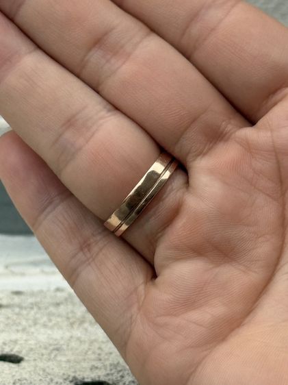 แหวน 9k pink gold Size64 รูปที่ 4