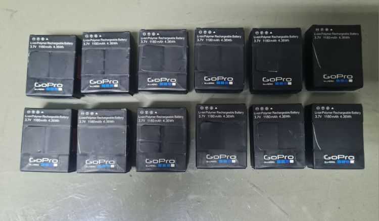 แบตเตอรี่กล้อง Gopro Hero 2,Hero3,Hero3+ 3.7V 1180mAh แบตเตอรี่  Gopro ของแท้ รูปที่ 8