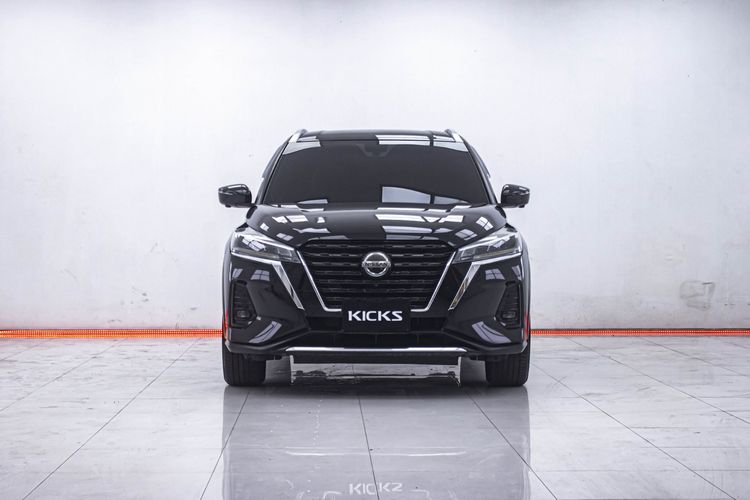 Nissan Kicks 2022 1.2 VL Utility-car ไฮบริด ไม่ติดแก๊ส เกียร์อัตโนมัติ ดำ รูปที่ 4