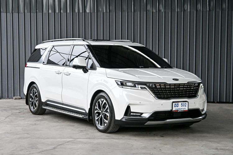 Kia Carnival 2021 2.2 SXL Utility-car ดีเซล ไม่ติดแก๊ส เกียร์อัตโนมัติ ขาว รูปที่ 3