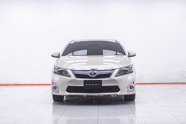 Toyota Camry 2013 2.5 Hybrid Sedan ไฮบริด ไม่ติดแก๊ส เกียร์อัตโนมัติ น้ำตาล รูปที่ 4