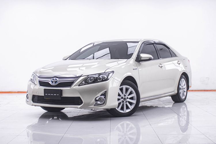 Toyota Camry 2013 2.5 Hybrid Sedan ไฮบริด ไม่ติดแก๊ส เกียร์อัตโนมัติ น้ำตาล