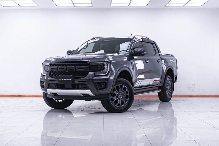 รถ Ford Ranger 2.0 Bi-Turbo Hi-Rider Wildtrak สี เทา