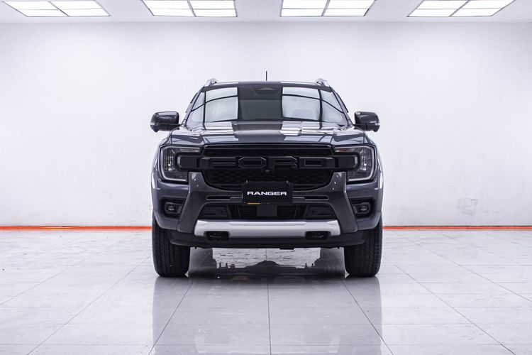 Ford Ranger 2022 2.0 Bi-Turbo Hi-Rider Wildtrak Pickup ดีเซล ไม่ติดแก๊ส เกียร์อัตโนมัติ เทา รูปที่ 4