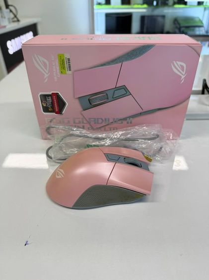 เม้าส์ และคีย์บอร์ด ASUS ROG Gladius II Origin PNK LTD Gaming Mouse