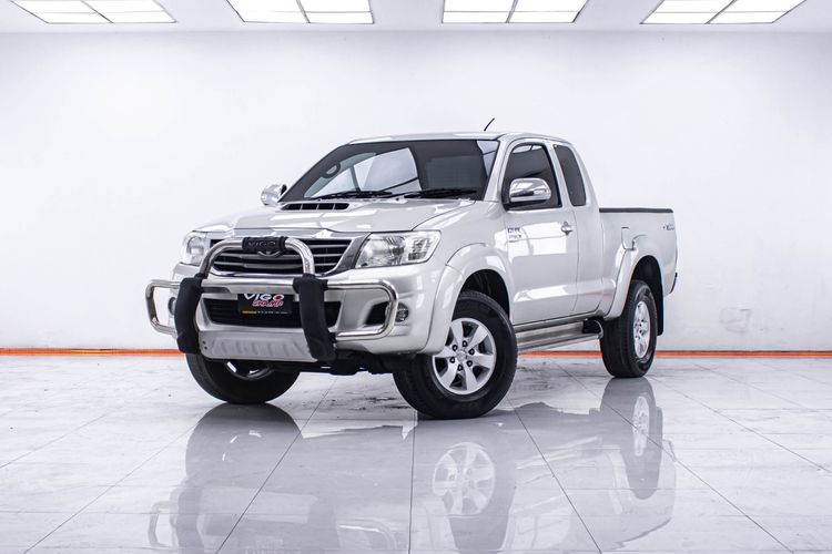 Toyota Hilux Vigo 2014 3.0 G Prerunner Pickup ดีเซล ไม่ติดแก๊ส เกียร์ธรรมดา เทา