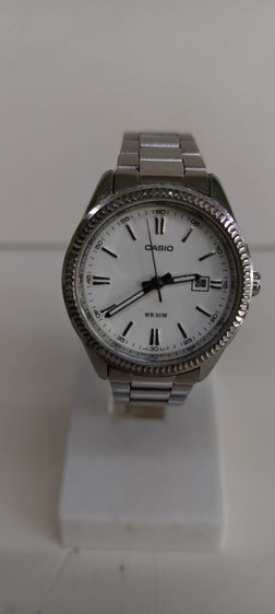 Casio LTP-1302D-7A นาฬิกาข้อมือผู้หญิง หน้าปัดสีขาว สายสแตนเลส รูปที่ 2