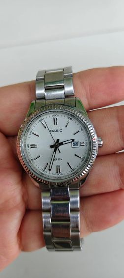 Casio LTP-1302D-7A นาฬิกาข้อมือผู้หญิง หน้าปัดสีขาว สายสแตนเลส รูปที่ 8