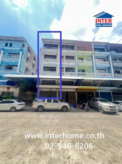 อาคารพาณิชย์ 4 ชั้น 31.2 ตร.ว. อาคารพาณิชย์ ใกล้บิ๊กซี พระราม2 ถนนพระราม2 ถนนอนามัยงามเจริญ เขตบางขุนเทียน กรุงเทพมหานคร