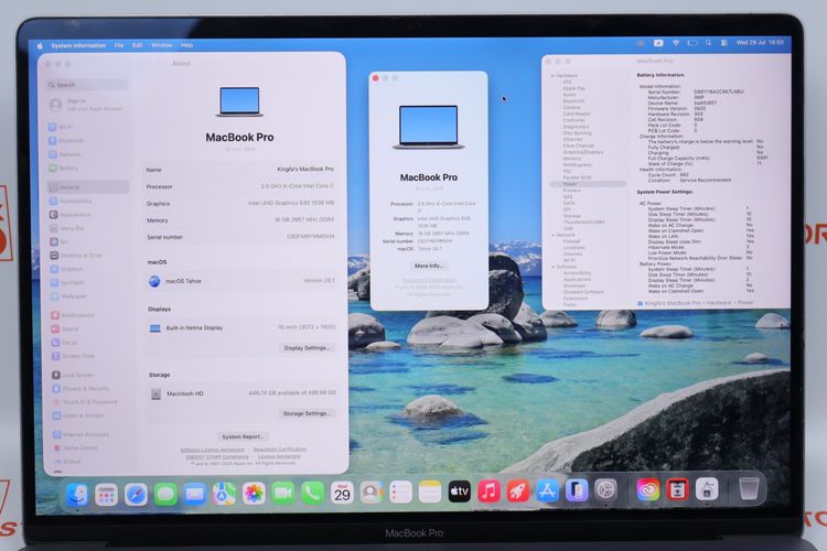MacBook Pro 16" Core i7 2019 16.512GB  รูปที่ 2