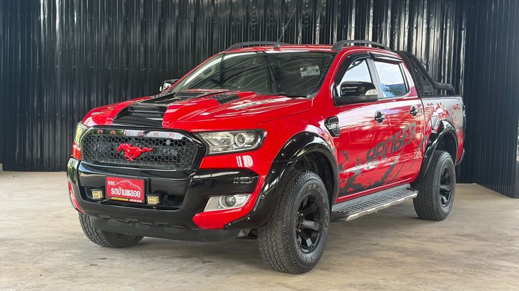 Ford Ranger 2018 2.2 Hi-Rider XLT Pickup ดีเซล ไม่ติดแก๊ส เกียร์อัตโนมัติ แดง