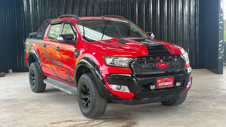 Ford Ranger 2018 2.2 Hi-Rider XLT Pickup ดีเซล ไม่ติดแก๊ส เกียร์อัตโนมัติ แดง รูปที่ 3