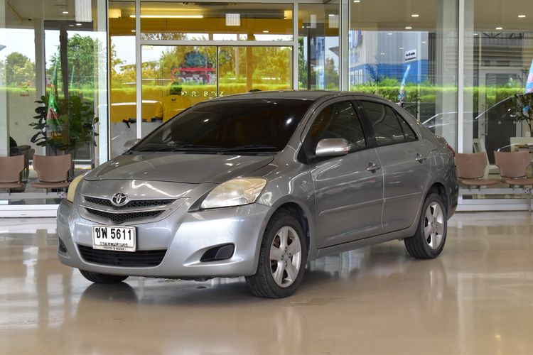 Toyota Vios 2007 1.5 E Sedan เบนซิน ไม่ติดแก๊ส เกียร์อัตโนมัติ เทา รูปที่ 3