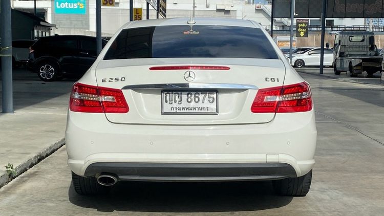 Mercedes-Benz E-Class 2010 E250 Sedan เบนซิน ไม่ติดแก๊ส เกียร์อัตโนมัติ ขาว รูปที่ 3