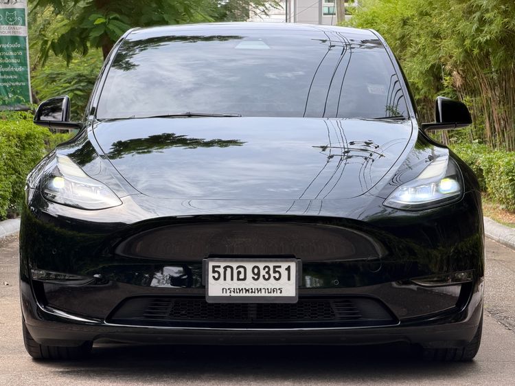 Tesla Model Y 2023 Performance Utility-car ไฟฟ้า ไม่ติดแก๊ส เกียร์อัตโนมัติ ดำ รูปที่ 3