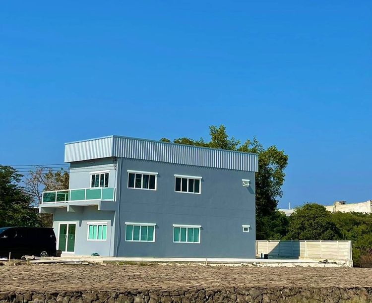 🚩ขายที่ดิน พร้อมโกดังใหม่🏡อยู่อาศัยทำงานก็ดี ครบจบในทีเดียว🏘️ออกแบบตามใจคุณ✍️ ✅ฟรีค่าโอน# โฉนดพร้อม 🕹️พิกัด บางบัวทอง  นนทบุรี 🛣️จากเซ็นทรัลเวสต์เกต 15 นาที 🏗️โครงการติดถนนใ