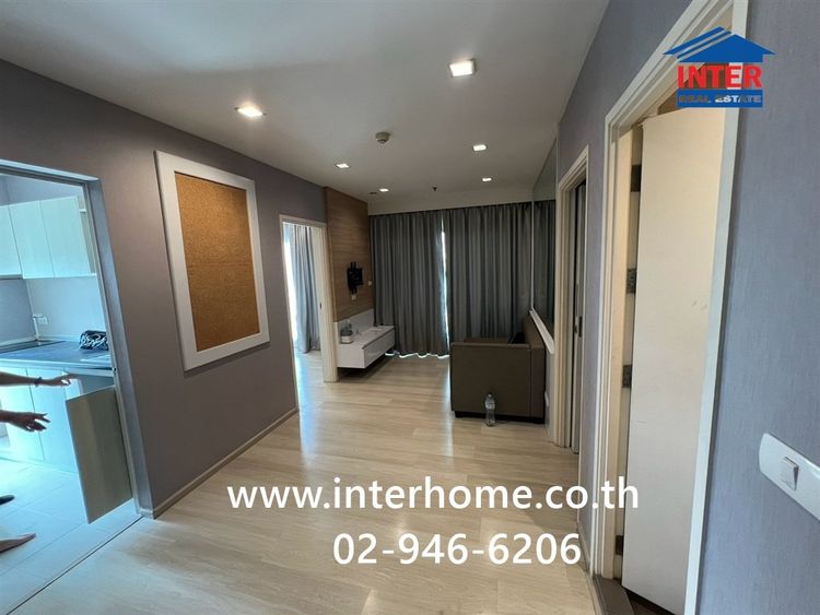 คอนโดมิเนียม 49.53 ตร.ม. แอสปาย รัตนาธิเบศร์1 ใกล้หมู่บ้านเดอะซิตี้ รัตนาธิเบศร์ แคราย ถนนรัตนาธิเบศร์ ถนนเลี่ยงเมืองนนทบุรี เมืองนนทบุรี รูปที่ 2