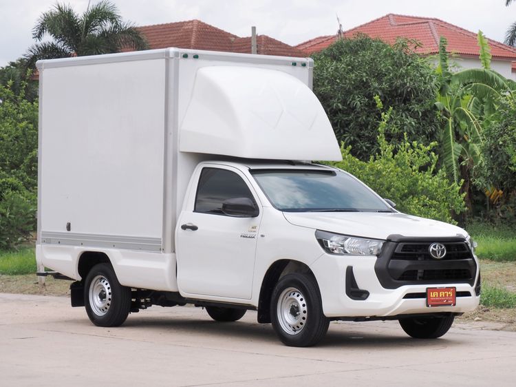 Toyota Hilux Revo 2022 2.4 Entry Pickup ดีเซล ไม่ติดแก๊ส เกียร์ธรรมดา ขาว รูปที่ 3