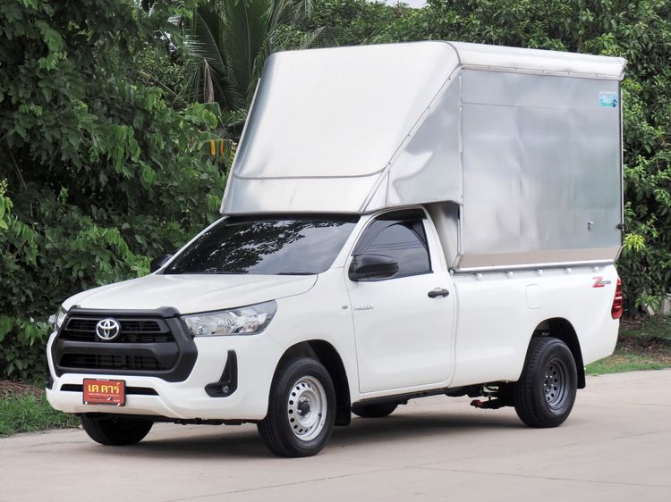 Toyota Hilux Revo 2025 2.4 Entry Pickup ดีเซล ไม่ติดแก๊ส เกียร์อัตโนมัติ ขาว