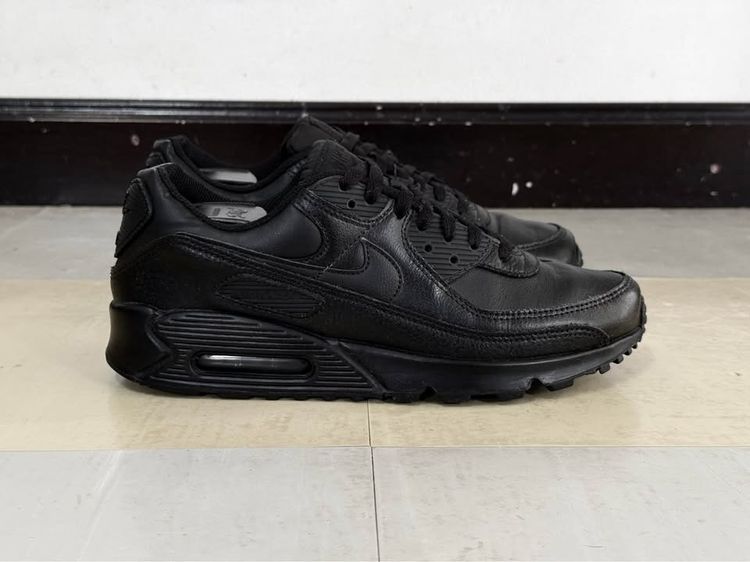 Nike Air Max 90 Leather Triple Black (หนังดำล้วน) สภาพสวยมาก