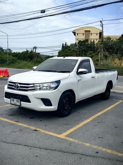 Toyota Hilux Revo 2017 2.8 J Plus Pickup ดีเซล ไม่ติดแก๊ส เกียร์ธรรมดา ขาว รูปที่ 4
