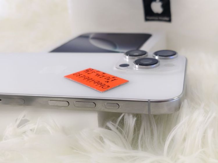 Iphone 16promax  ZP256gb สีขาวเครื่องสวย  ยกกล่อง เดิมๆ สุขภาพแบต 89%อุปกรณ์ สายชาร์จแท้ กล่องเดิมเลขตรงกล่องนัดรับได้ รามอินทรา83  กม8  กม9  คู้บอน 29500 รูปที่ 17
