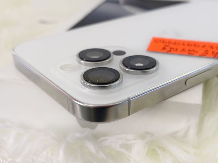 Iphone 16promax  ZP256gb สีขาวเครื่องสวย  ยกกล่อง เดิมๆ สุขภาพแบต 89%อุปกรณ์ สายชาร์จแท้ กล่องเดิมเลขตรงกล่องนัดรับได้ รามอินทรา83  กม8  กม9  คู้บอน 29500 รูปที่ 12