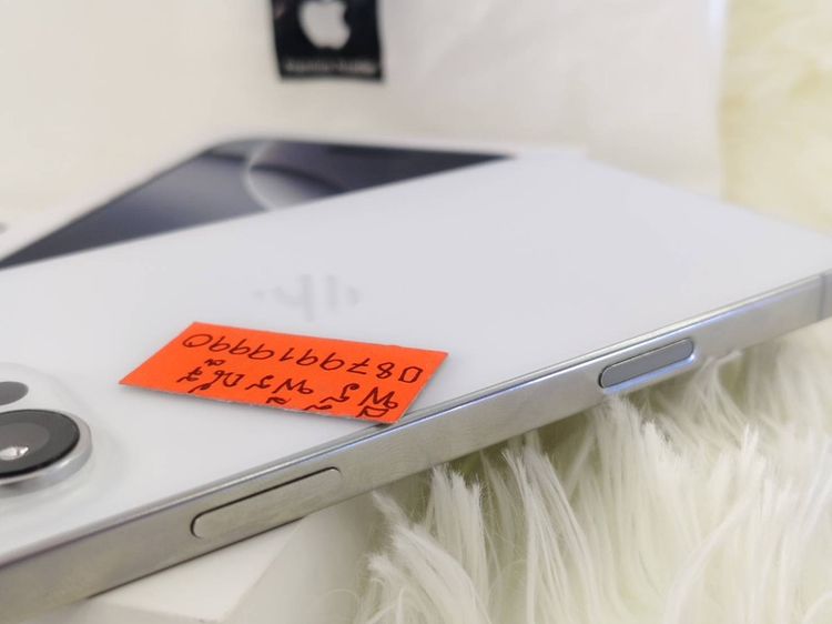 Iphone 16promax  ZP256gb สีขาวเครื่องสวย  ยกกล่อง เดิมๆ รูปที่ 13
