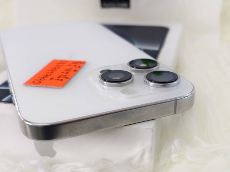 Iphone 16promax  ZP256gb สีขาวเครื่องสวย  ยกกล่อง เดิมๆ รูปที่ 16