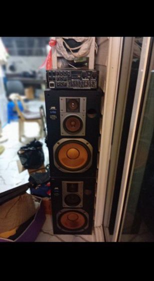 ชุดเครื่องเสียง ลำโพง JVC S-P55 1คู่ Made In Japan วินเทจ แบบ3ทาง จับคู่กับ เพาเวอร์แอมป์ สภาพเหมือนใหม่ กำลังขับ400*400W RMS