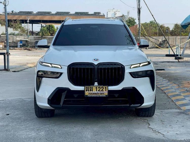 BMW X7 2023 3.0 xDrive40d M Sport 4WD Sedan ดีเซล ไม่ติดแก๊ส เกียร์อัตโนมัติ ขาว รูปที่ 2