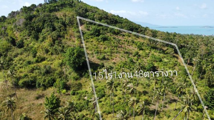 ขายที่ดินแปลงสวยในเกาะสมุยโซนเฉวงบ่อผุด