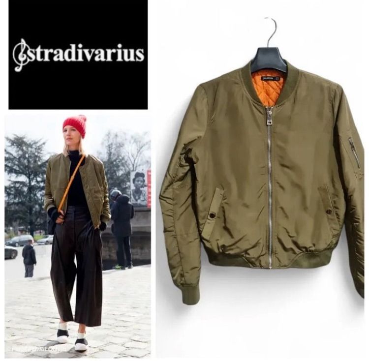 เสื้อ Jacket Stradivarius แท้ 💯  Bomberค Jacket