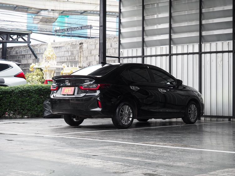 Honda City 2020 1.0 V Sedan เบนซิน ไม่ติดแก๊ส เกียร์อัตโนมัติ ดำ รูปที่ 4