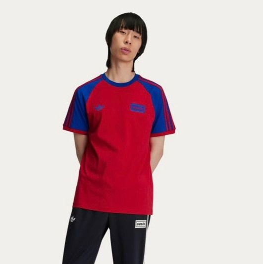 อื่นๆ อื่นๆ XL แดง แขนสั้น เสื้อยืด Adidas x Oasis คอลเลกชันพิเศษ